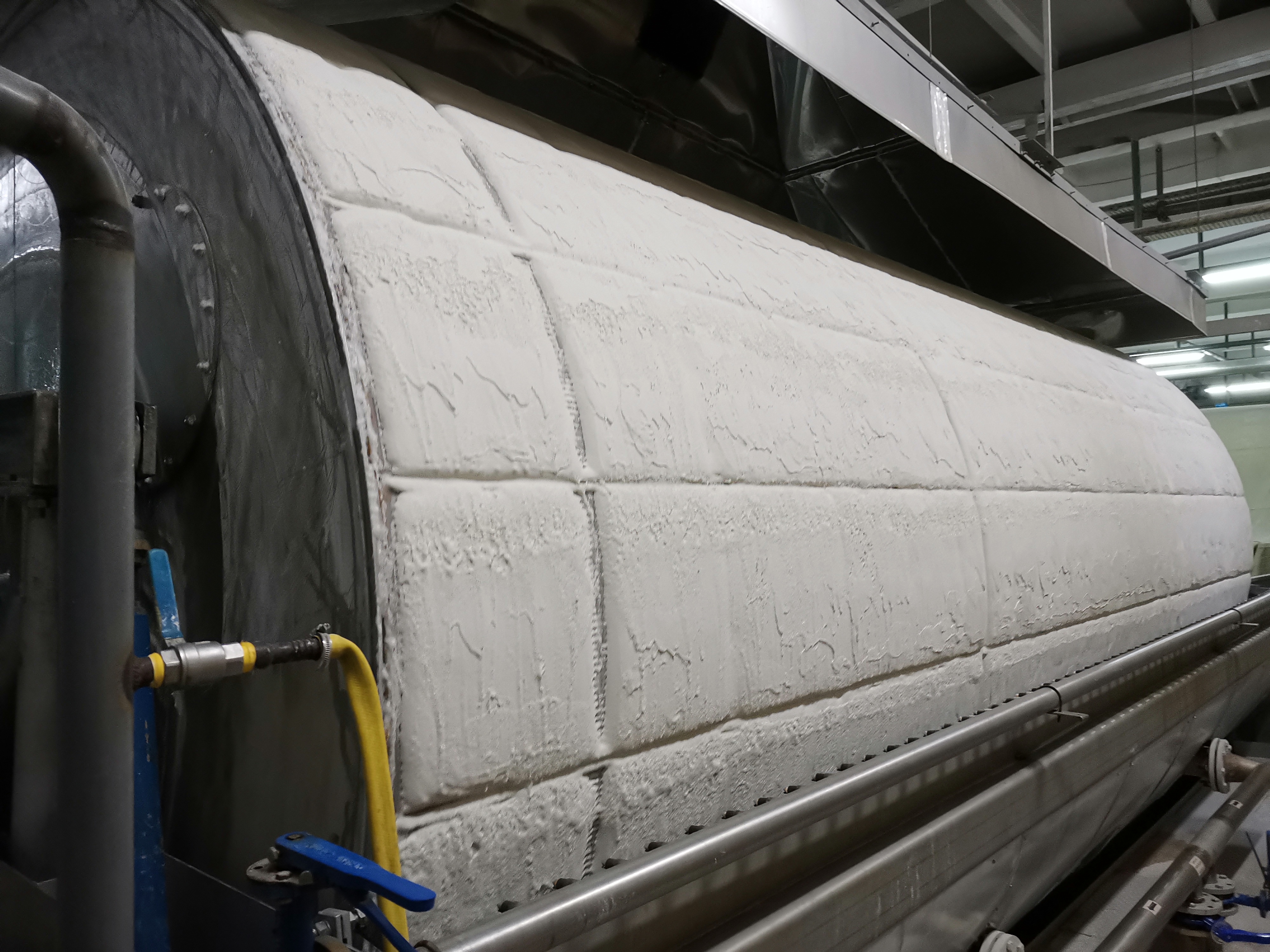 预涂式真空过滤机现场图 Pre-coat vacuum filter on site 4